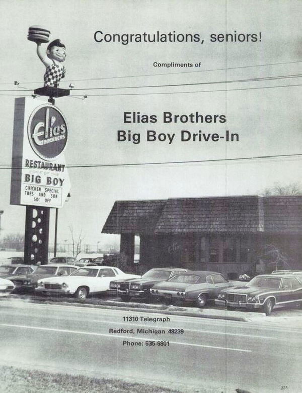 Big Boy Restaurants (Elias Brothers, Elias Bros) - Redford 11310 Telegraph (newer photo)